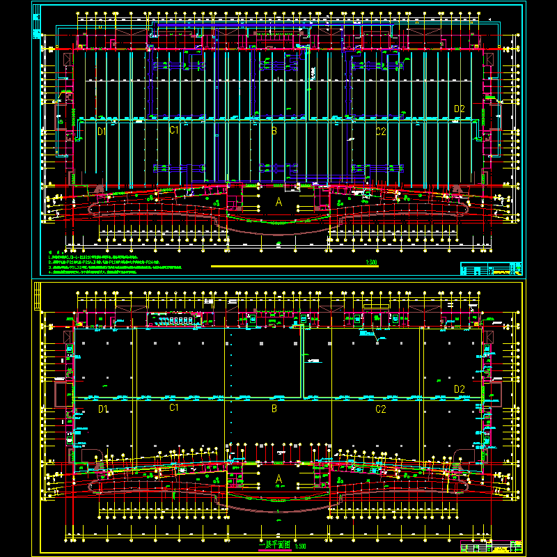 展览馆配电CAD图纸(dwg)