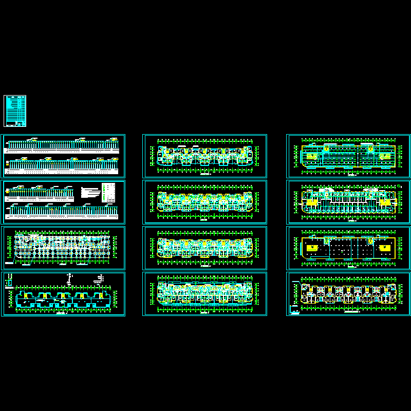 [CAD图]商住楼电气(照明)(dwg)