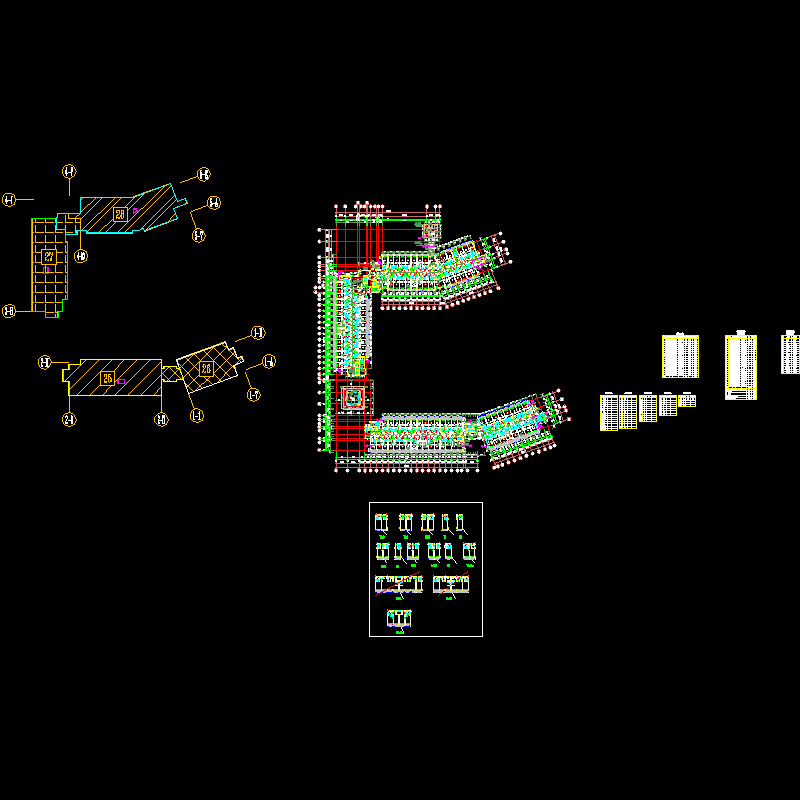 js-31~35g1六层平面.dwg