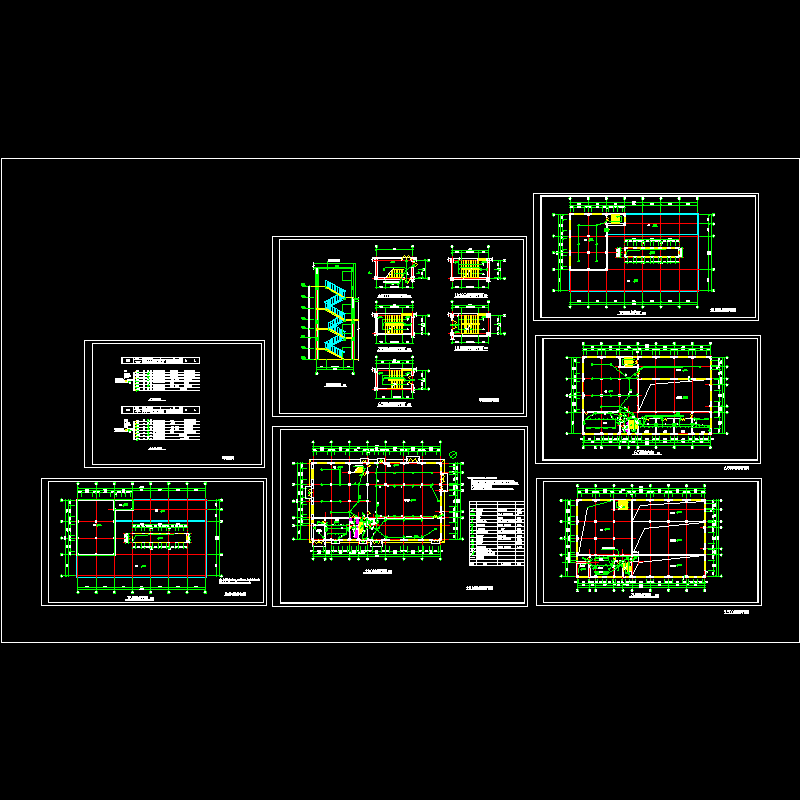 肥料厂电器CAD图纸(生产车间)(dwg)