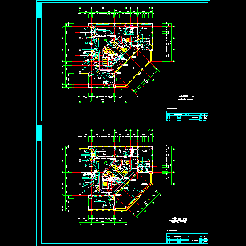 九、10层电力平面图纸(F10电CAD施工图纸-电力图纸)(dwg)