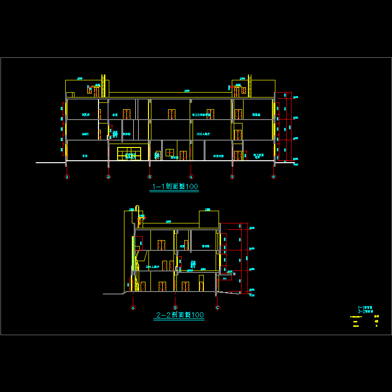 食堂剖面.dwg