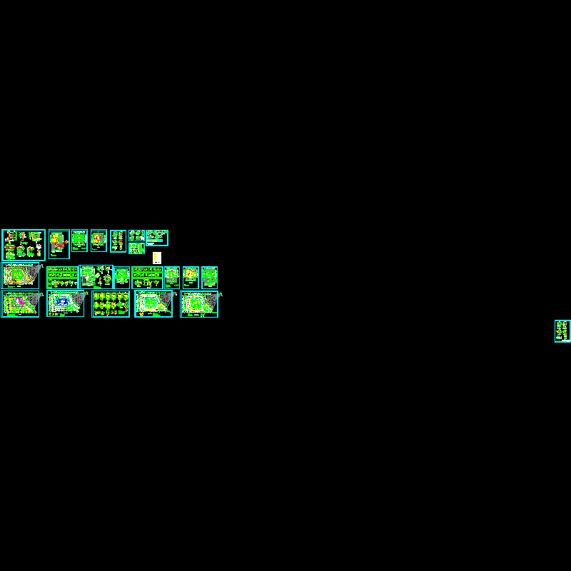 [CAD图]带裙房的塔楼小高层()(dwg)