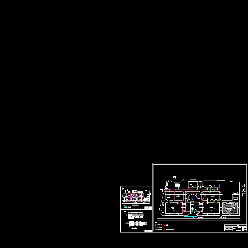 工厂强电总CAD图纸(dwg)