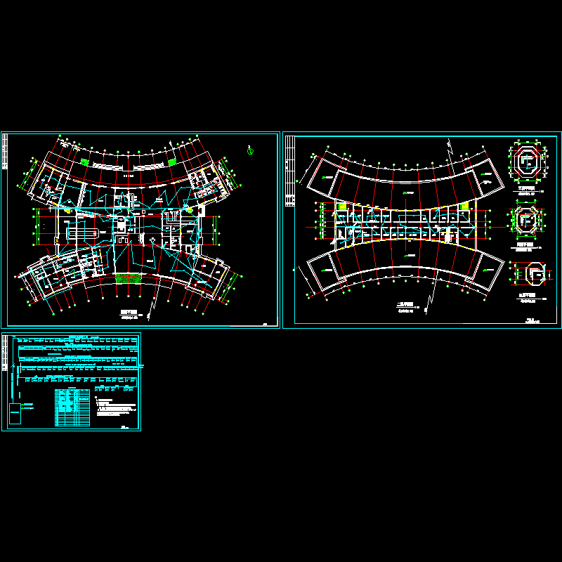 航站楼消防报警CAD图纸(dwg)