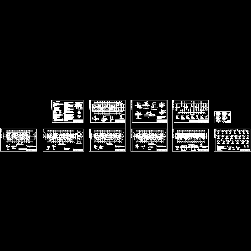 5层砖混村民住宅结构CAD施工图纸(dwg)(7度抗震)(丙级条形基础)