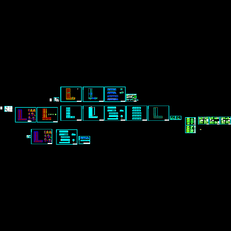 厂房结构设计CAD施工图纸(dwg)(6度抗震)(丙级独立基础)