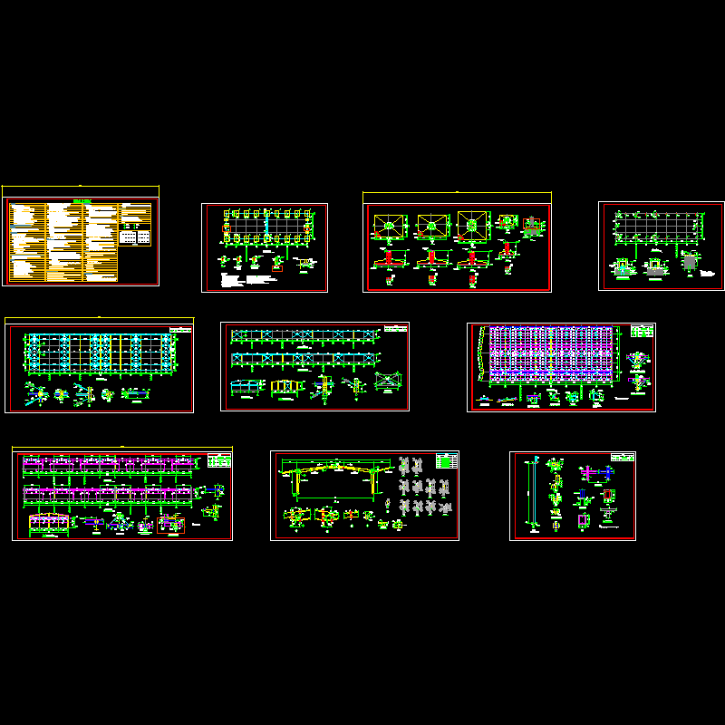 货物仓库结构图.dwg