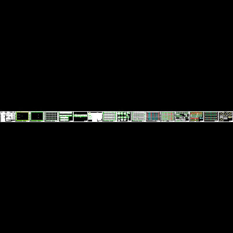 钢结构厂房结构设计CAD施工图纸(dwg)(7度抗震)(独立基础)(二级结构安全)