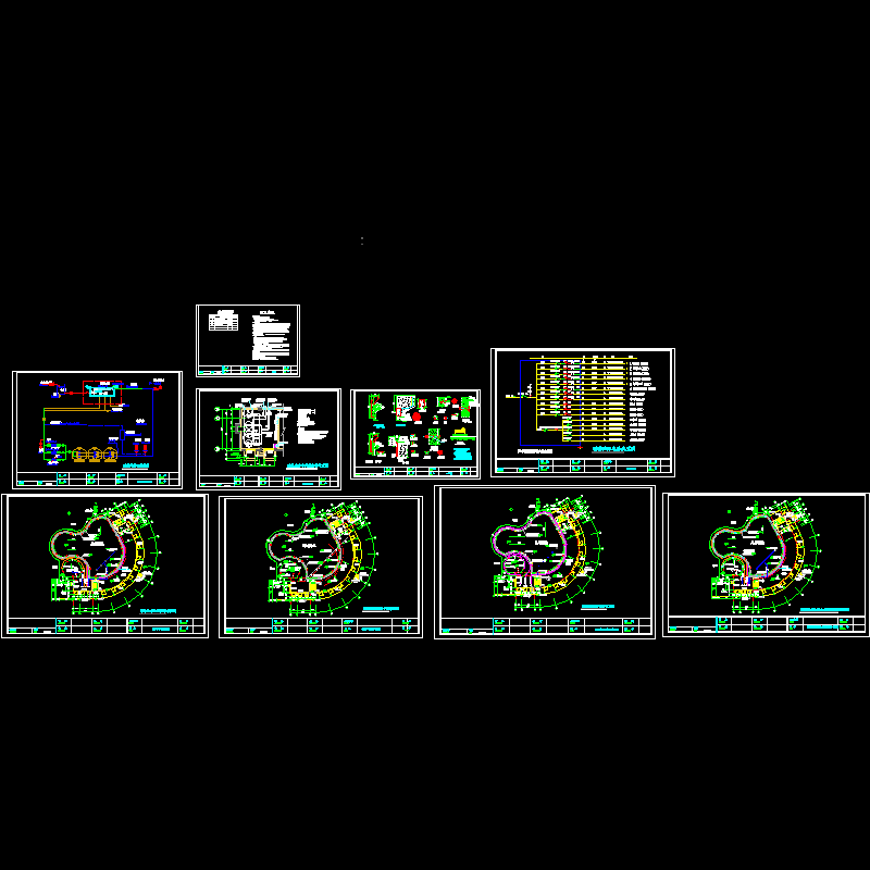 游泳池设计CAD大样图(dwg)