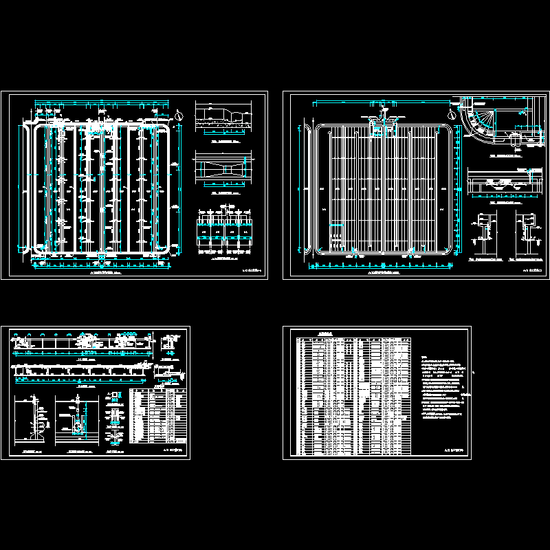 A/O池工艺CAD图纸(dwg)