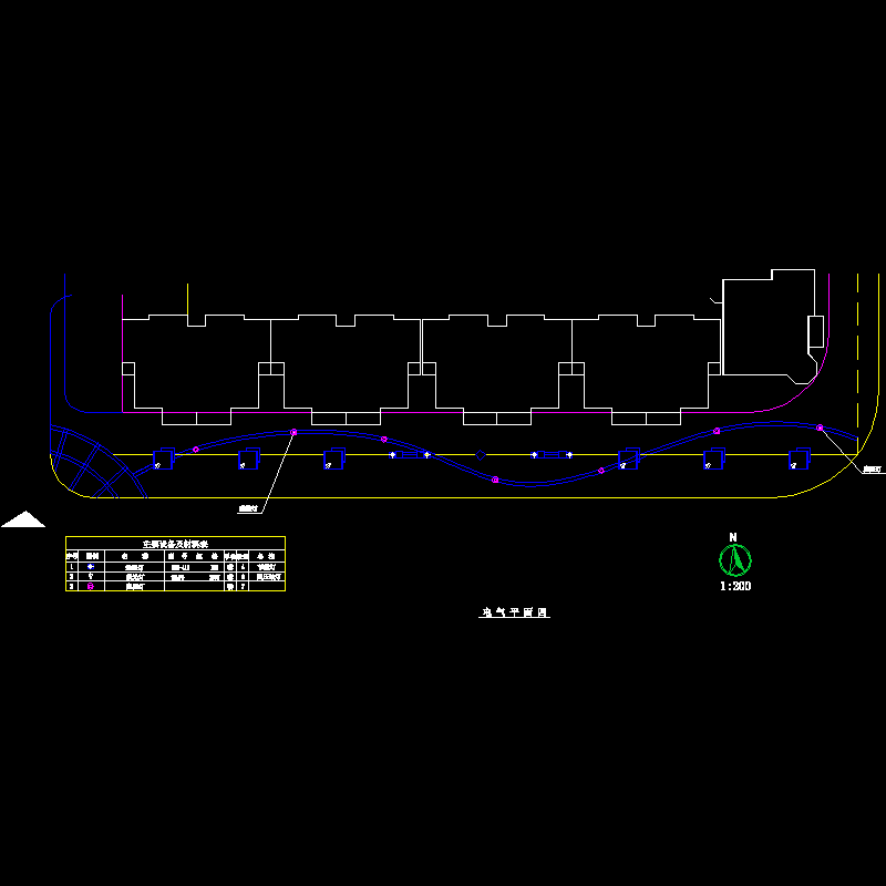 [CAD图]电气平面四(dwg)