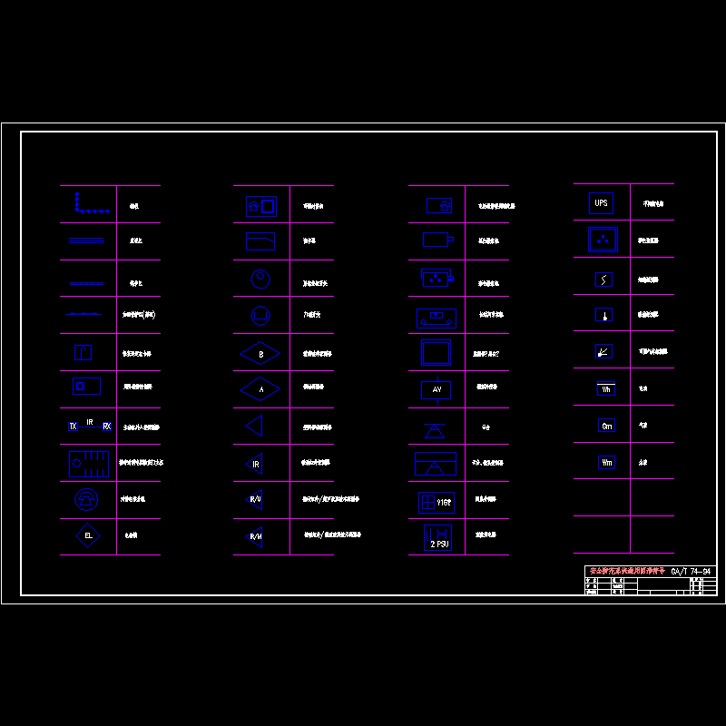 安防符号.dwg