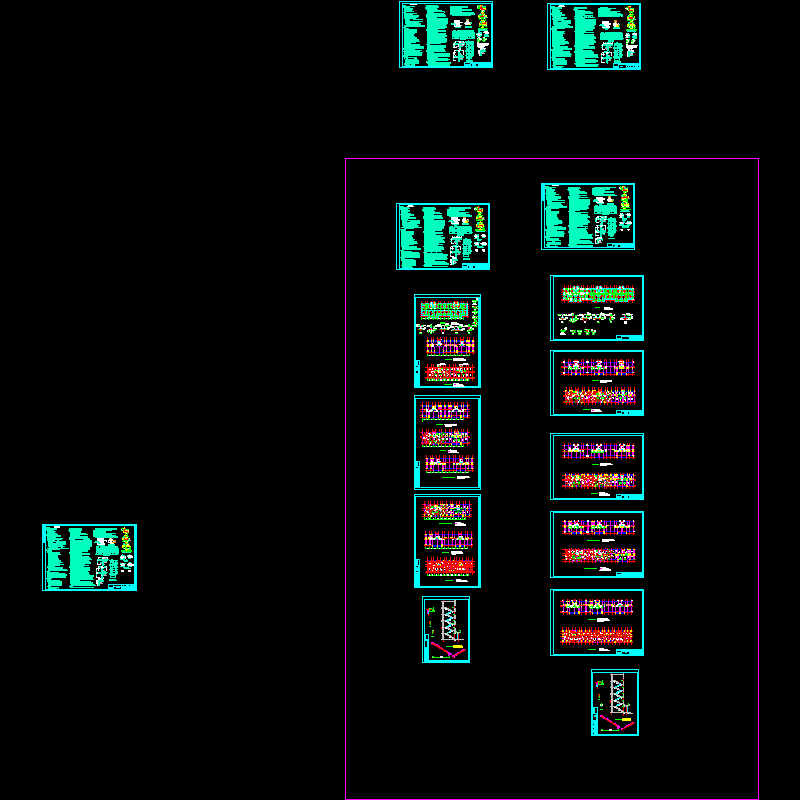 两套5层公租房砌体结构CAD施工图纸(dwg)(7度抗震)(丙级条形基础)