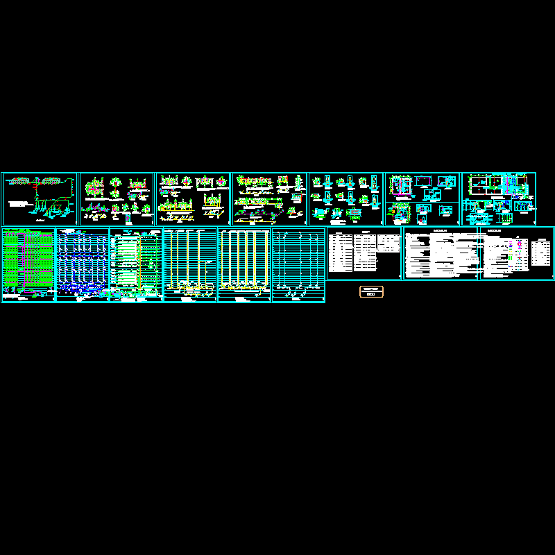 某30层酒店式公寓楼给排水施工图xt.dwg