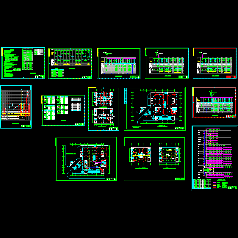 [CAD图]高层综合楼(dwg)