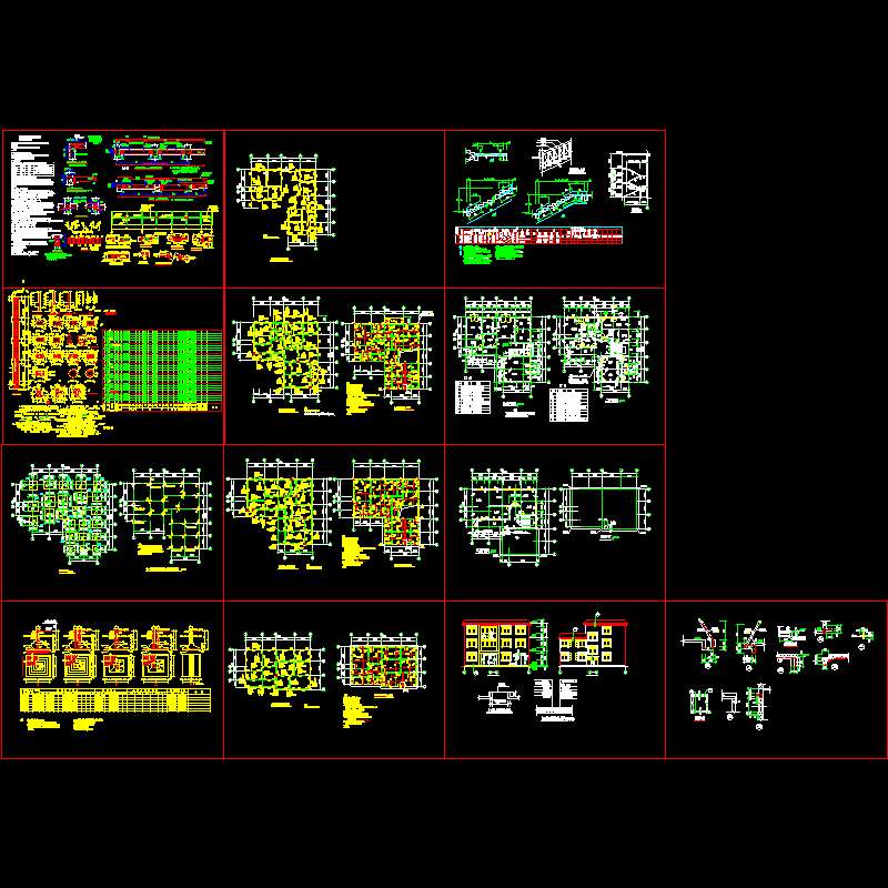 卫生院结构CAD图纸(dwg)