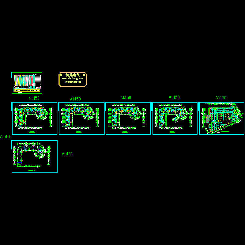 11层住宅消防报警设计CAD施工图纸(dwg)