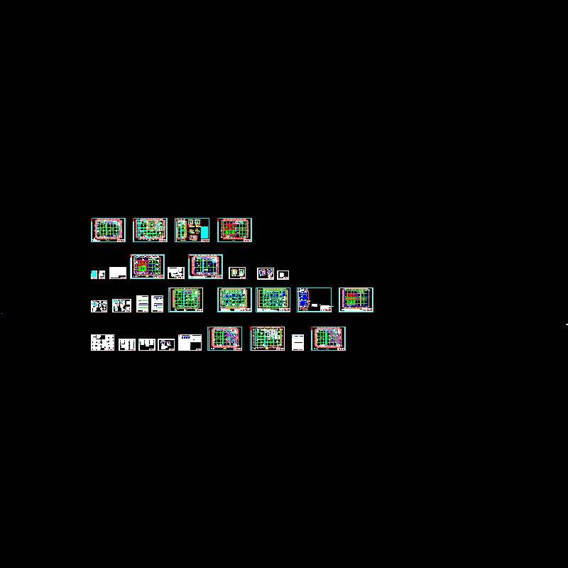 工厂配电全套CAD图纸(dwg)