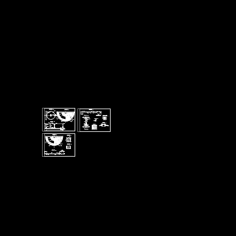 200立方米水池结构CAD施工图纸(dwg)