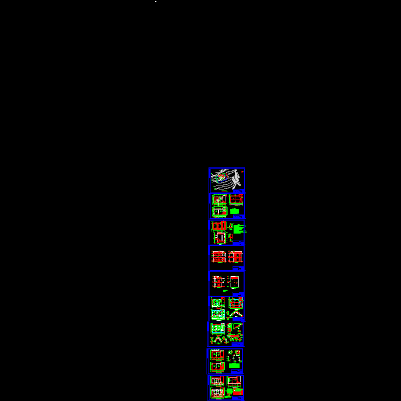 条形基础平面布置图 - 1