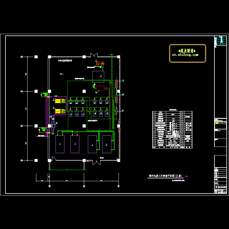 7，设施-6 制冷机房工艺管道平面图（b座）.dwg