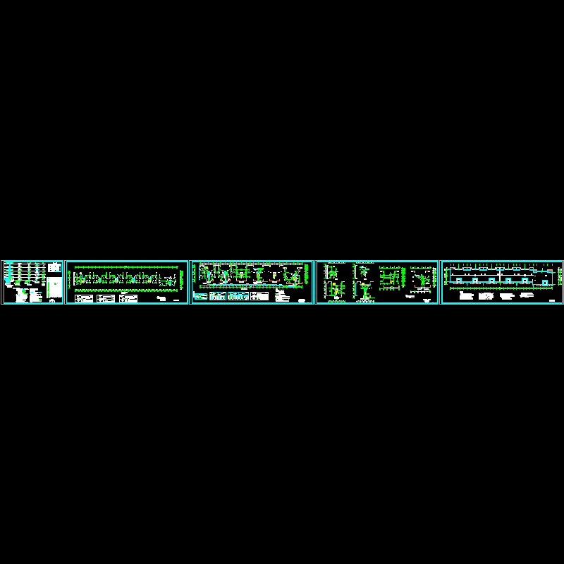 6层住宅的电气CAD图纸(dwg)