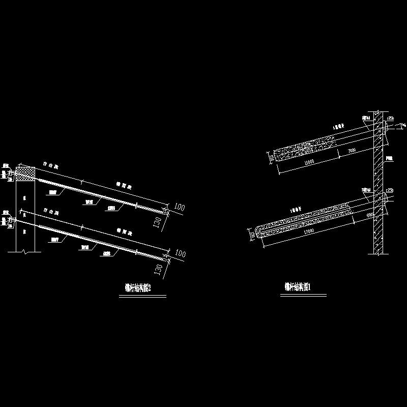 锚杆结构示意CAD图纸(dwg)