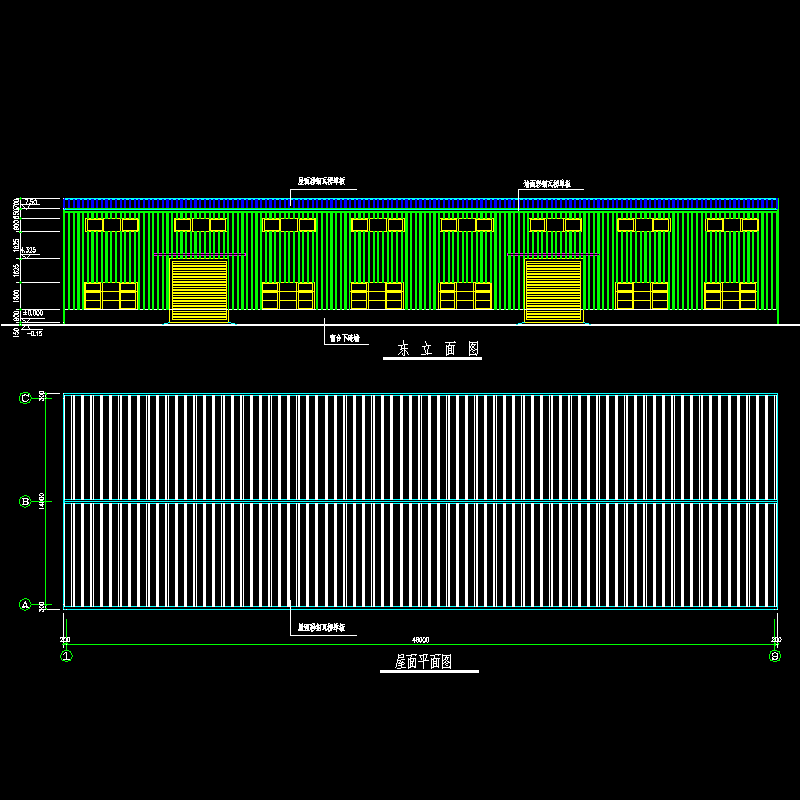 屋面平面图.dwg