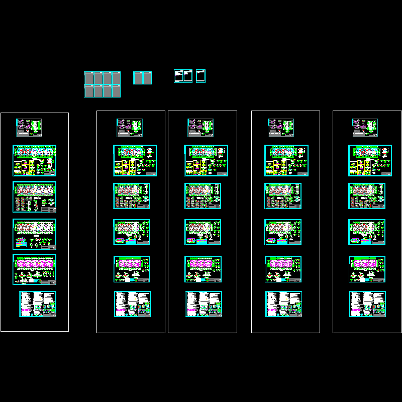 6层砖混结构住宅楼项目结构CAD施工图纸(dwg)(6度抗震)(丙级条形基础)