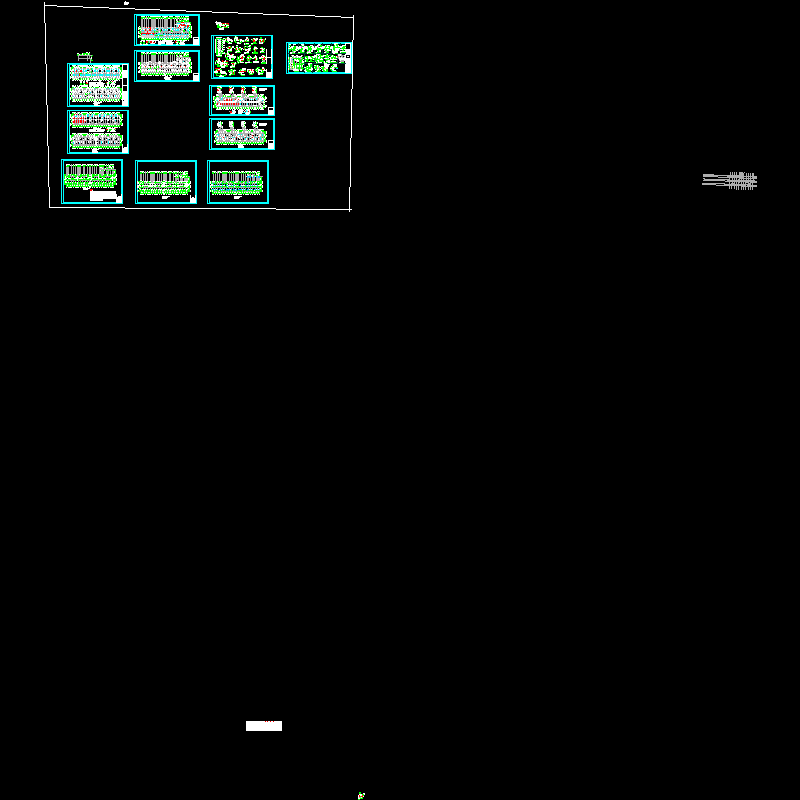 6层框架住宅结构CAD施工大样图(dwg)(桩基础)(二级结构安全)