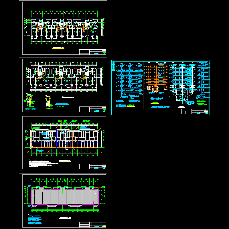 住宅楼弱电CAD图纸(dwg)