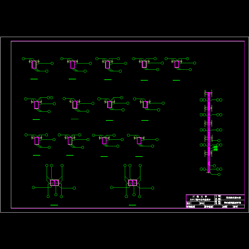 梁柱截面配筋详图.dwg
