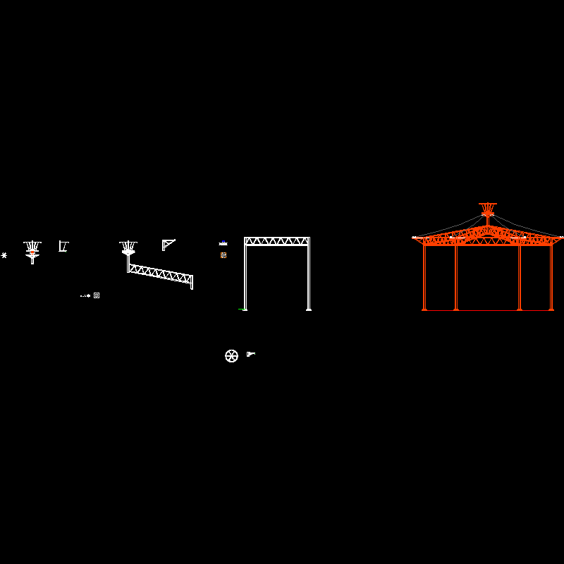 膜结构平面图 - 1