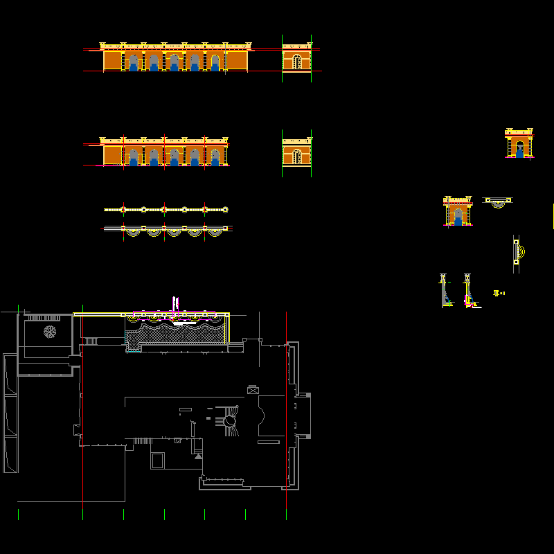 l6.1，2下沉（景墙）.dwg