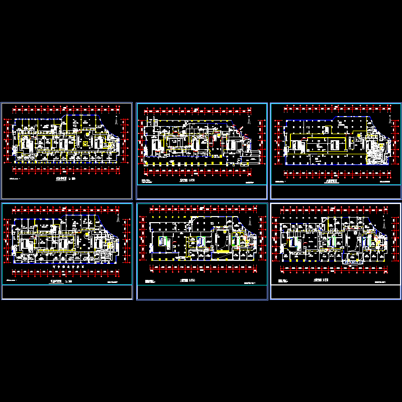 灯饰城电气CAD施工图纸(dwg)