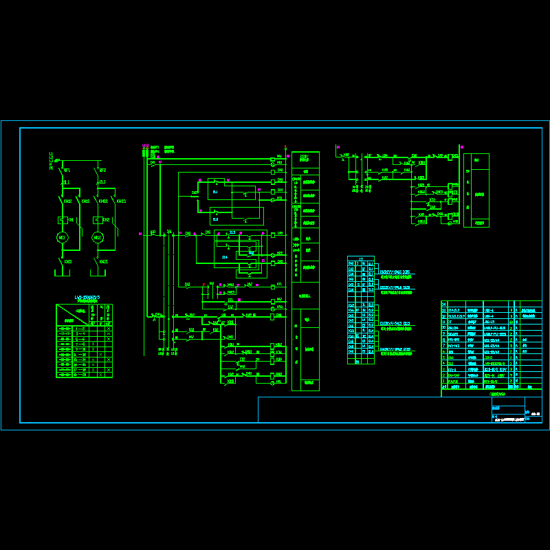 ac01-c1生活泵控制二次电路图.dwg