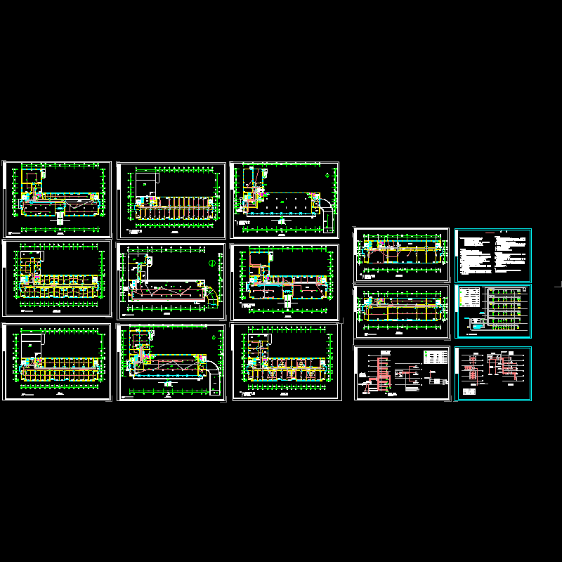 办公楼弱电（全）CAD图纸(dwg)