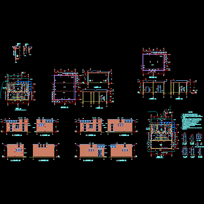 公厕建筑施工图 - 1