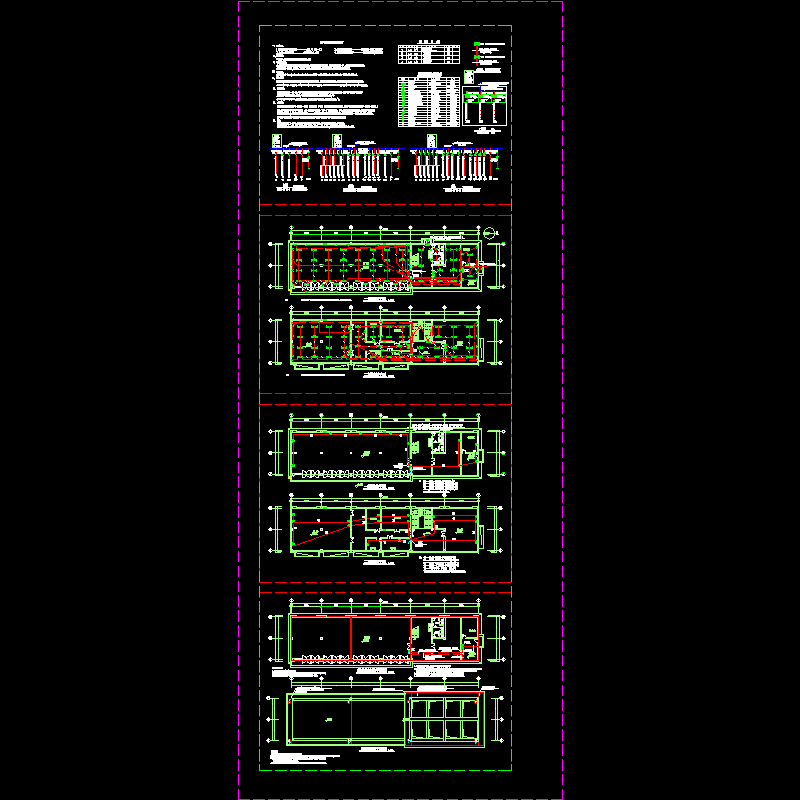 2层办公楼全套电气CAD图纸(dwg)