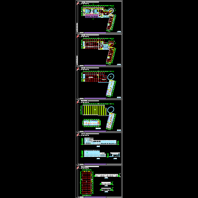 乐清长途汽车运输总公司建筑方案设计初设图纸（dwg格式CAD）(钢筋混凝土结构)