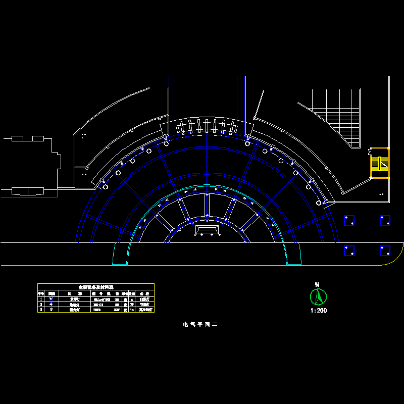 [CAD图]电气平面二(dwg)