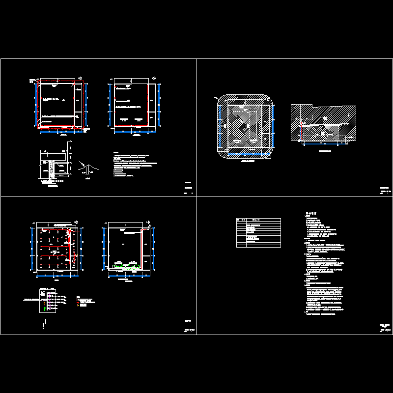 新建氢气罐房电气CAD图纸(平面图)(dwg)