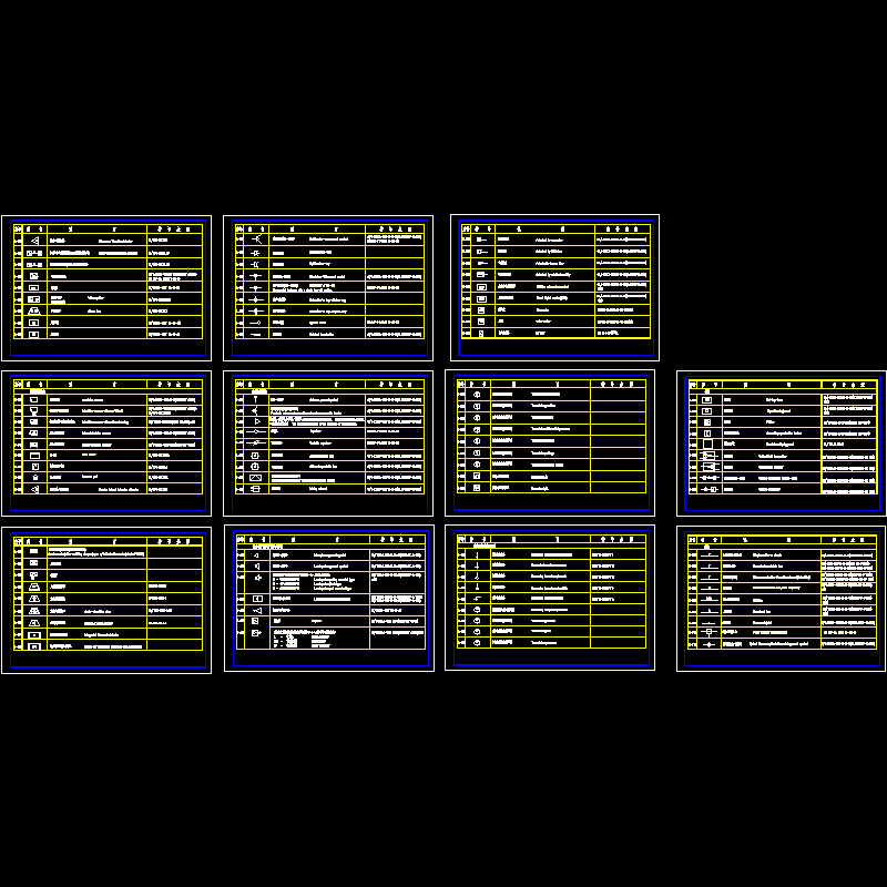 [CAD图]国标符号3(dwg)