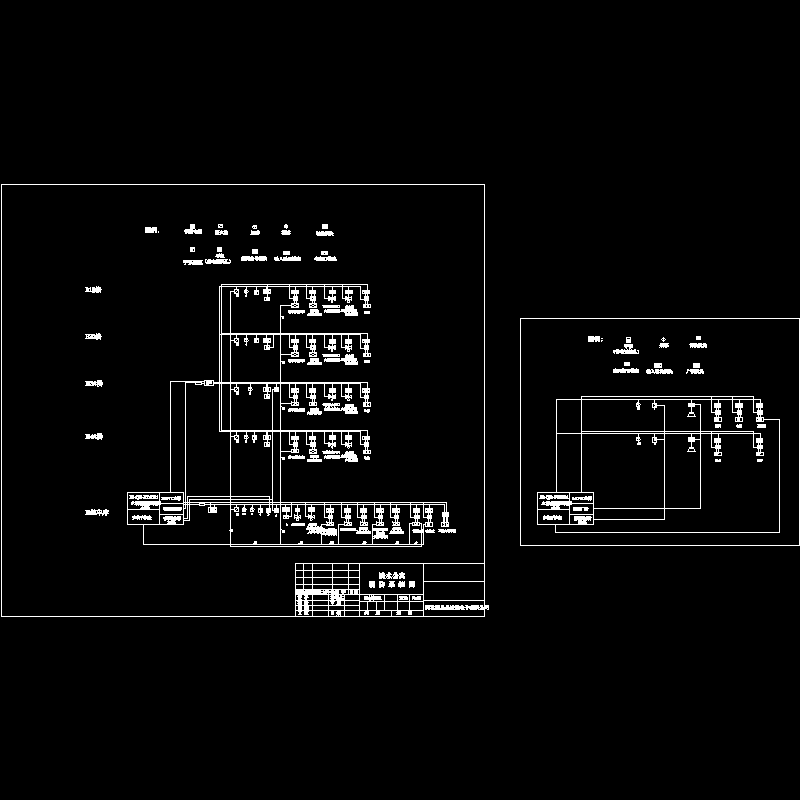 公寓消防系统CAD图纸(dwg)