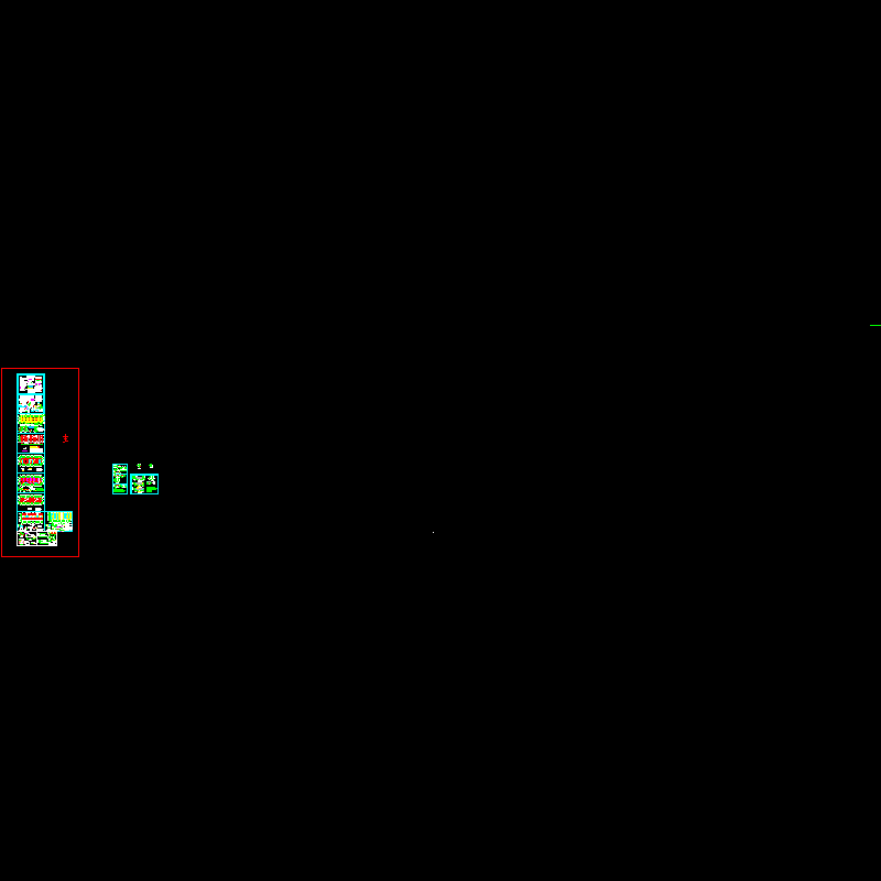 8度区两层框架结构CAD施工图纸(dwg)(8度抗震)(丙级独立基础)