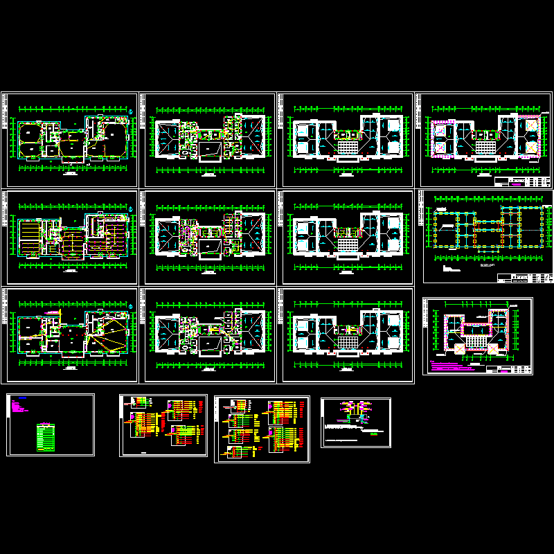 餐厅电气CAD图纸(dwg)