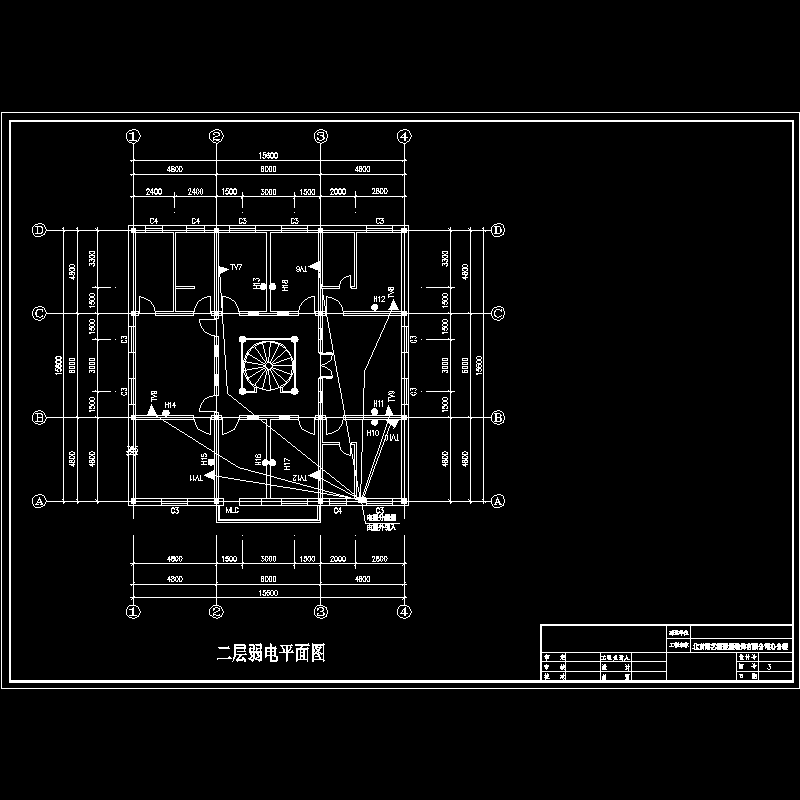 二层弱电平面图.dwg