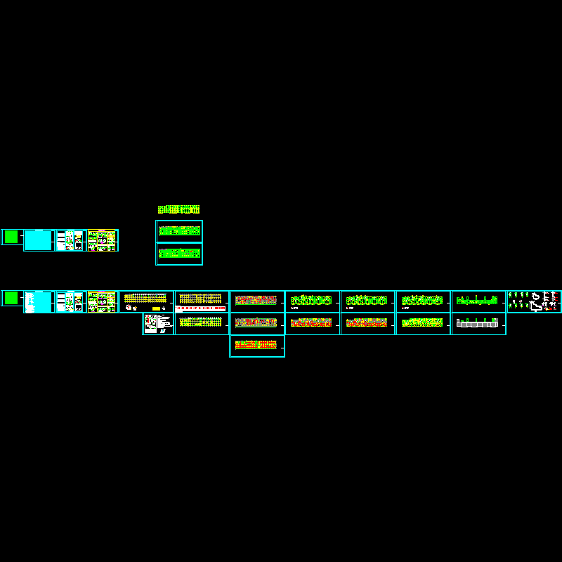 6层砖混住宅结构CAD施工大样图(dwg)(6度抗震)(二级结构安全)