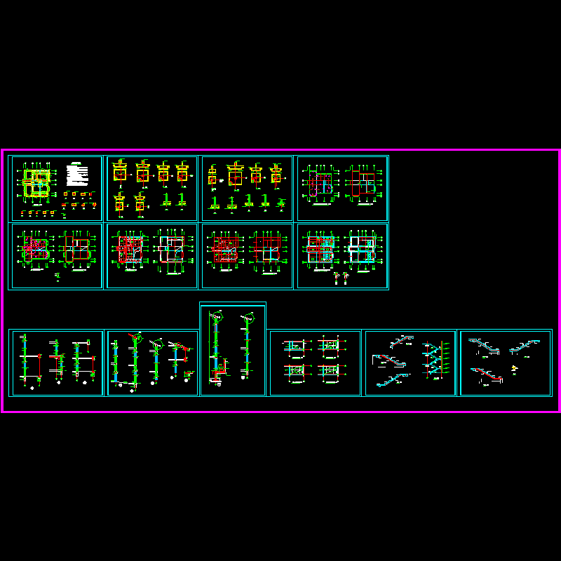 别墅结构图.dwg